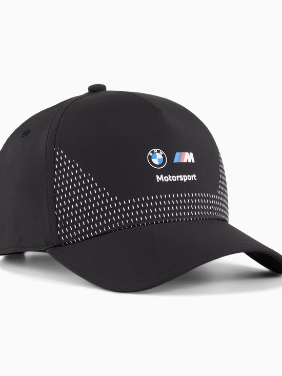 Puma Other - Puma Black Curved-Brim Performance Cap with White Accents